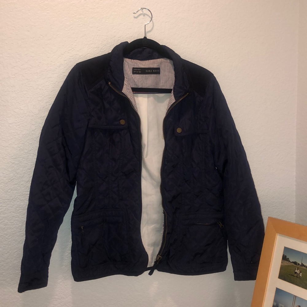 Navy blue Zara jacket